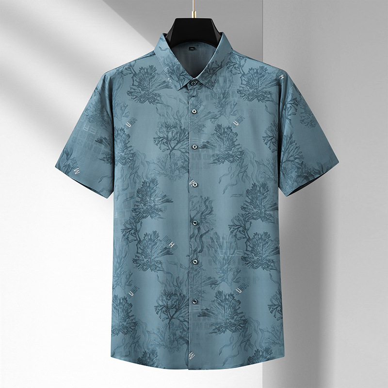 (Mới) Mã B9027 Giá 1090K: Áo Sơ Mi Nam Sutder Big Size Ngoại Cỡ Ngắn Tay Hàng Mùa Hè Họa Tiết Hoa Thời Trang Nam Chất Liệu Lụa Tơ Tằm G03 Sản Phẩm Mới, (Miễn Phí Vận Chuyển Toàn Quốc).
