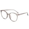 New Round Frame Anti-Radiation and Anti-Blue Light Glasses Optical Frames for Men and Women Trendy Large Frame Myopia Glasses