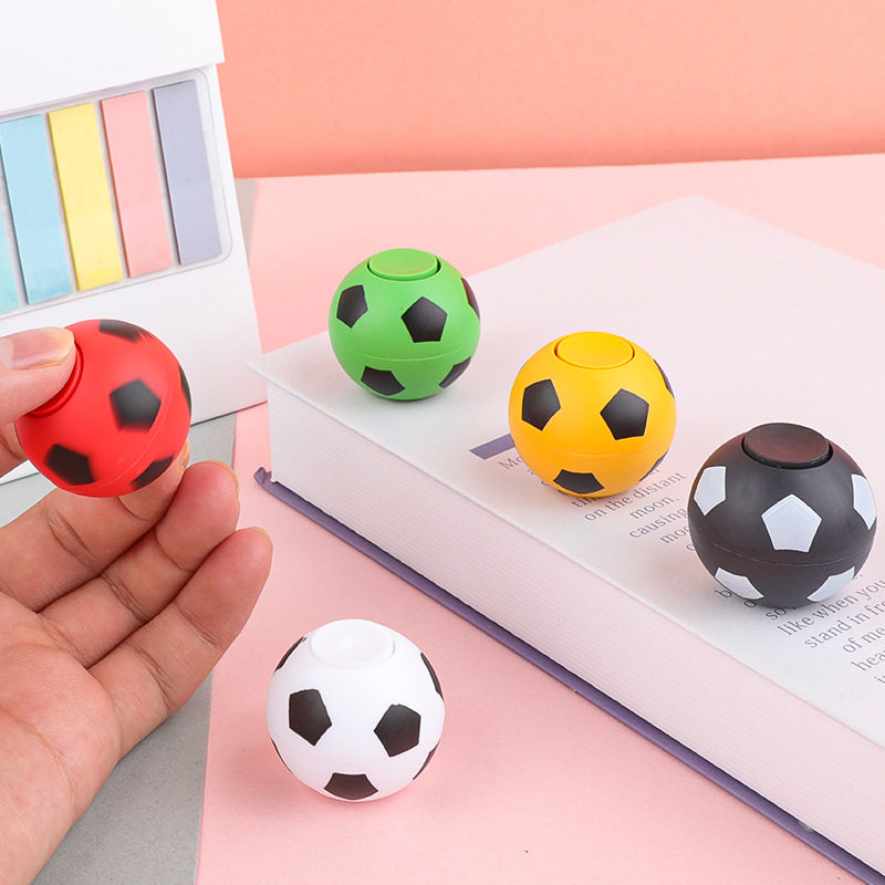 Finger Football Gyro Children's Rotating Fingertip Gyro Decompression Gashapon Creative Interactive Decompression Toy Street Stall Wholesale