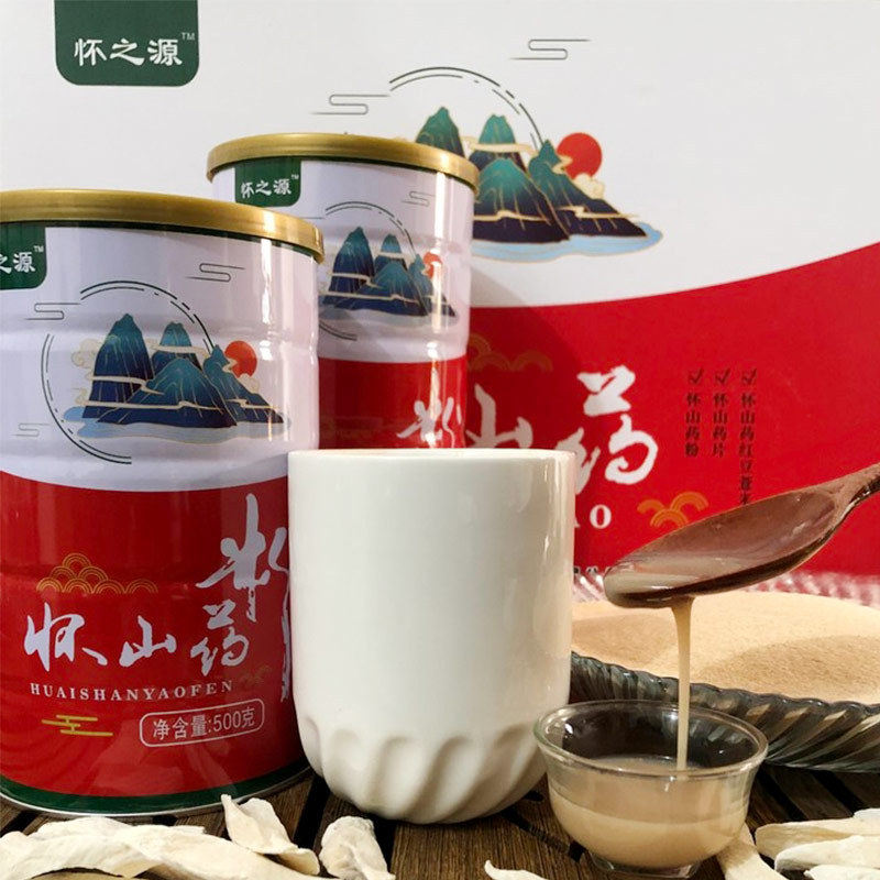 Iron stick yam powder canned 500g yam powder breakfast meal replacement powder cooked yam powder instant instant instant drink canned loose powder