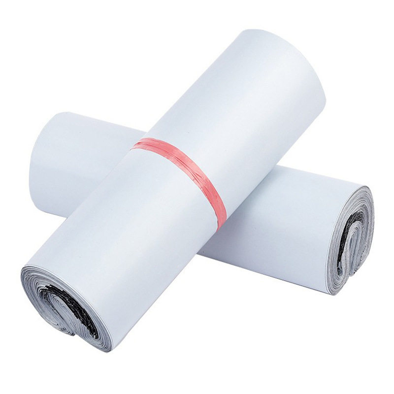 Thickened white express bag logistics packaging bag self-adhesive bag e-commerce express package waterproof packaging bag in large quantities