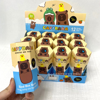 Cross-border tide play SonnyAngel kapibala lie prone angel hand paste blind box car mobile phone decoration factory