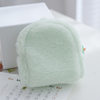Glossy Coin Purse, Solid Color Long-Haired Key Storage Bag, Fresh Macaron Color Zippered Long-Haired Plush Coin Purse