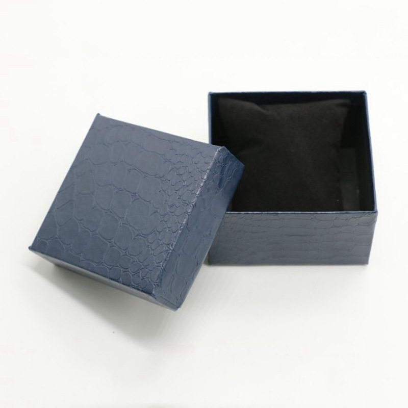 Foreign Trade Hot-Selling Crocodile Pattern Watch Box Imitation Leather Paper Heaven and Earth Cover Watch Box Gift Box Bracelet Storage Watch Box Packaging
