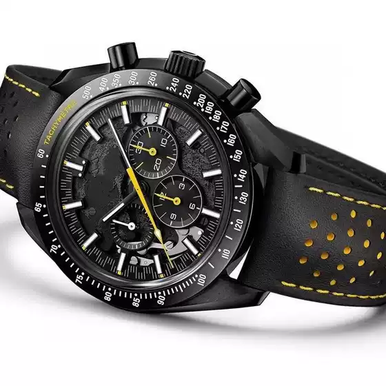 New European Men's Non-mechanical Super Series Six-pin Full-function Lunar Watch European and American Style Foreign Trade Daifa