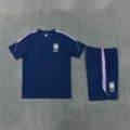 2627 short sleeve korean royal blue