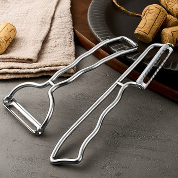 304 Stainless Steel Pumpkin Peeler Multifunctional Melon Peeler Radish Potato Fruit and Vegetable Peeling Knife Kitchen Tool