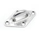 304/316 stainless steel diamond hanging Ring door buckle sunshade sail fixed buckle drawstring accessories yacht fixed buckle plate hole