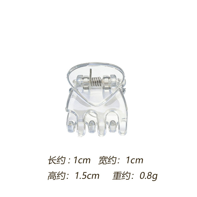 公主头迷你小抓夹网红高颜值侧边小号刘海前额碎发夹子编发卡发饰