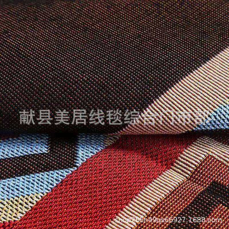 Cross-Border Outdoor Picnic Tablecloth Moisture-Proof Floor Mat Ethnic Style Multi-Purpose Line Blanket B&B Decorative Blanket Background Image