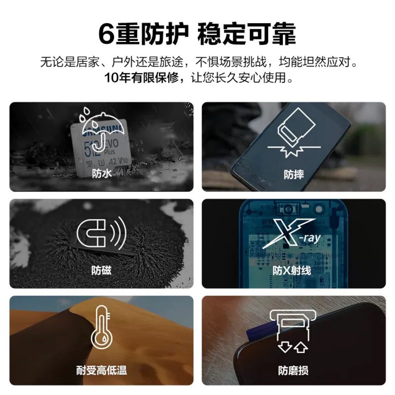 Suitable for Samsung 1Tb Memory Card Tf Memory Card High-Speed Driving Recorder Sports Camera Switch Monitoring