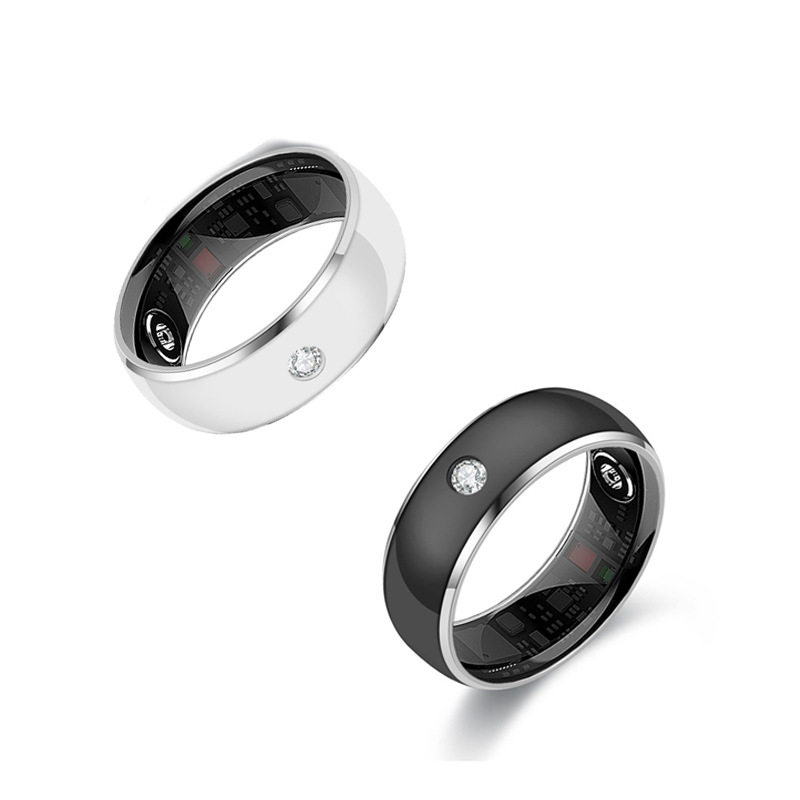 2024 New Smart Ring Heart Rate Blood Oxygen Sleep Monitor Pressure Monitoring Ring Waterproof Multifunctional Health Ring
