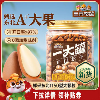 2024 new open tiger skin pine nuts canned nuts snacks wholesale