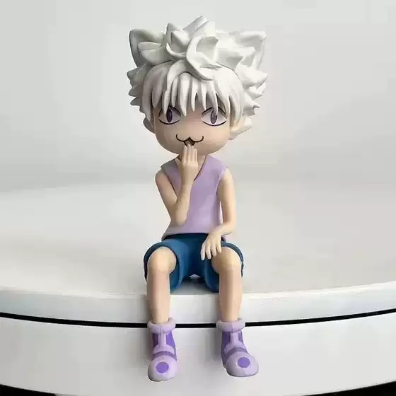 Anime Wholesale Hunter X Hunter Gk Cute Cat Face Killua Ramen Holder Car Decoration Figure Model