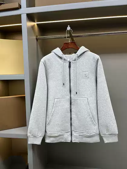 Trendy Brand Autumn New Style Hooded Sweatshirt with Letter Embroidery and Patchwork Lining, Casual Zip-Up Jacket for Couples