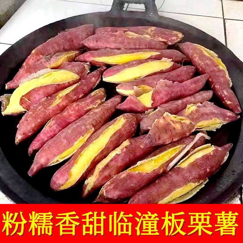 Shaanxi Linzhou Chestnut Sweet Potatoes Fresh Sandy Floor Chestnut Sweet Potatoes Fresh Sweet Potatoes Wholesale Cross-Border E-Commerce