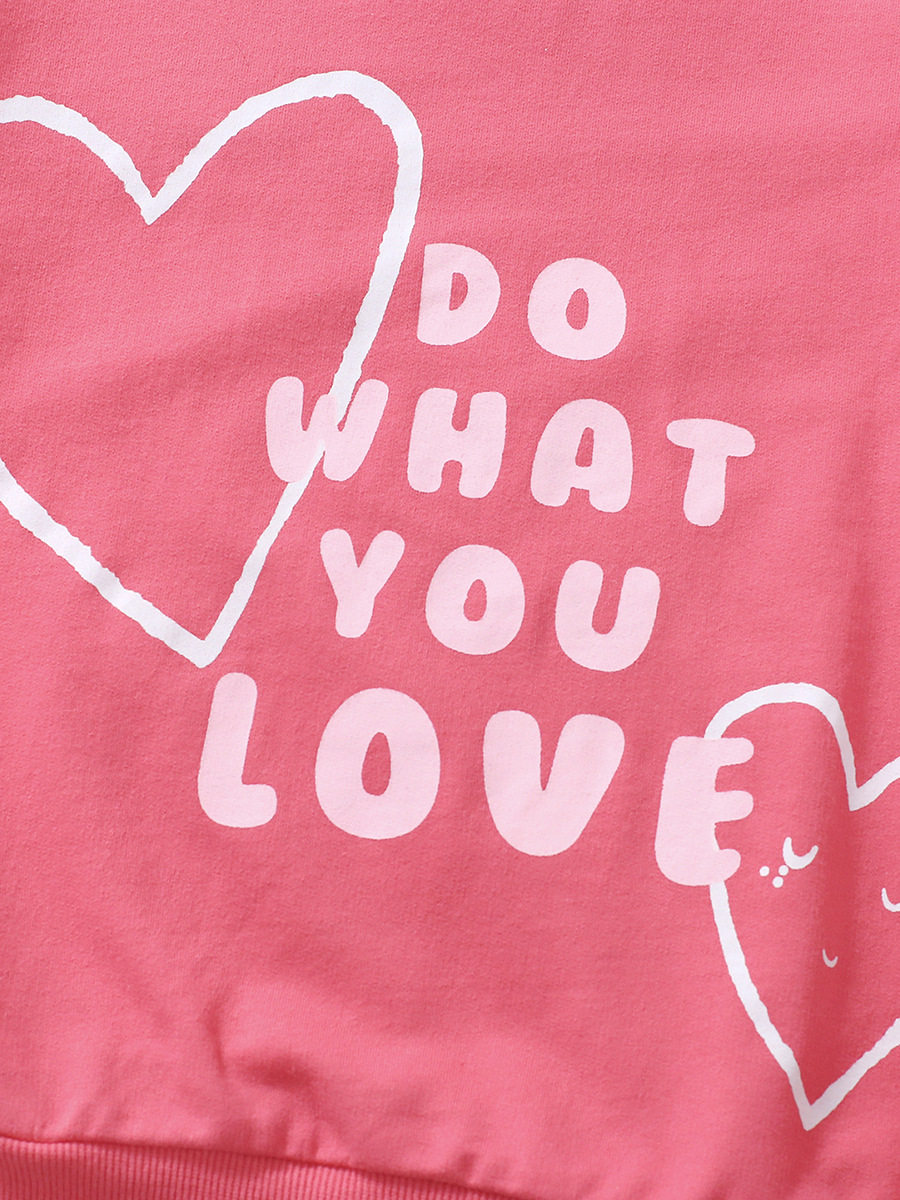 New Autumn Girls' Hoodie Set, Cartoon Kids' Clothing, Long-sleeve Cotton Kids' Set