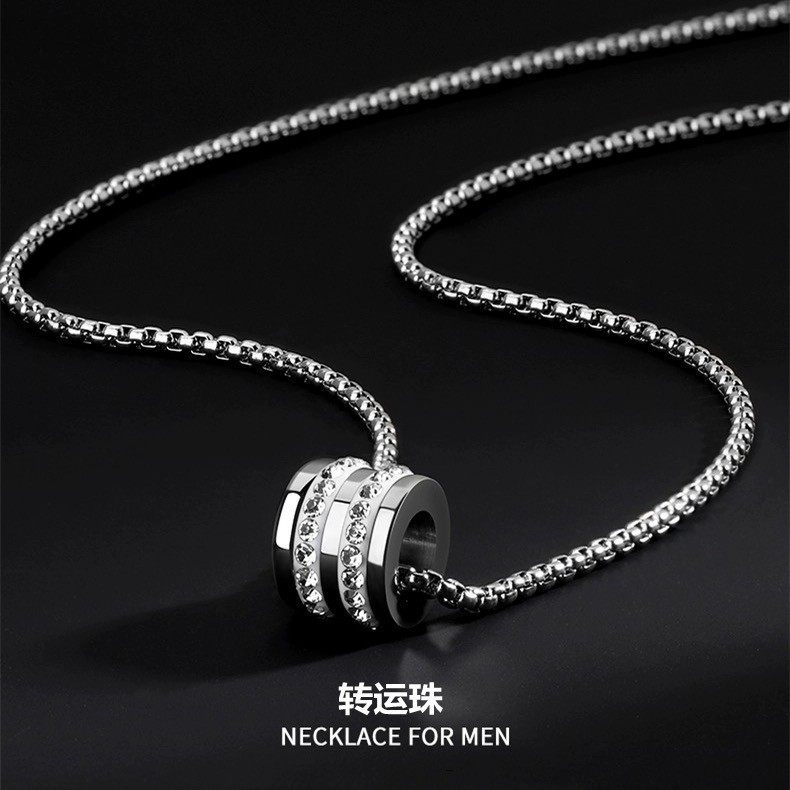 项链男钛钢不掉色简约百搭饰品女毛衣链新款时尚个性爆款嘻哈配饰