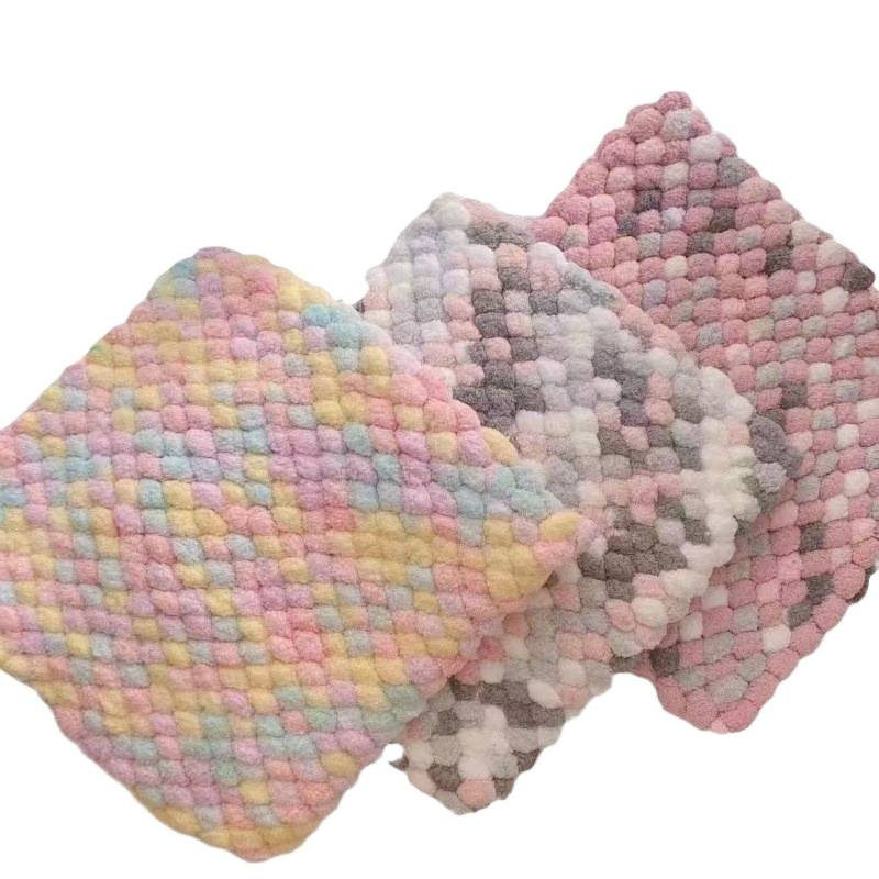 Knitted Blanket, Large Ball, Woolen Mat, Blanket, Scarf, Car Stool, Cushion, Wave Line, Buyers Need to See