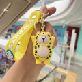 Starbucks keychain-yellow bracelet