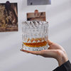 Niche Ins Vintage Light Luxury Rhomboid Large Capacity Glass Water Cup Advanced Sense Coffee Cup Whisky Wine Cup