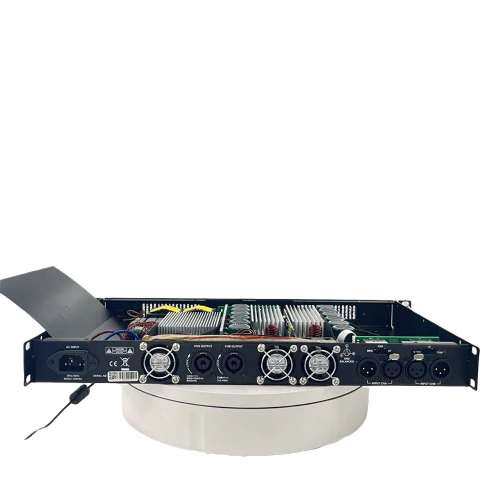 2-Channel High-Power Class D Professional 1U Digital Audio Power Amplifier Power Amplifier Stereo Amplifier