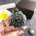 Silver with green shell and black surface