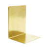 Yao Craftsman Brass Bookend Ornament Brass Book Stand Divider Brass Bookend Simple Storage Book Holder Rack