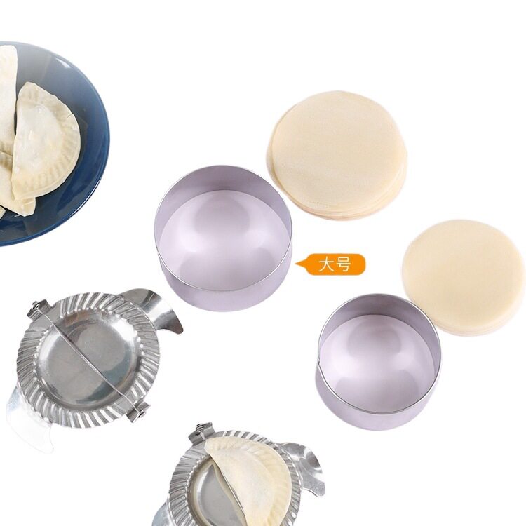 Dumpling Making Mold New Household Dumpling Making Stainless Steel Dumpling Skin Making Dumpling Tool Set