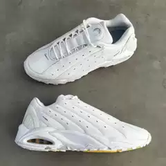 Hotstepnocta Sports Shoes Air Cushion Basketball Shoes Sports Casual Shoes Litchi Pattern Men's and Women's Jogging Shoes Lightweight