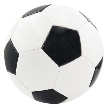 Football wholesale children No. 3 No. 4 No. 5 adult primary and secondary school students training competition world cup black and white PVC machine sewing PU