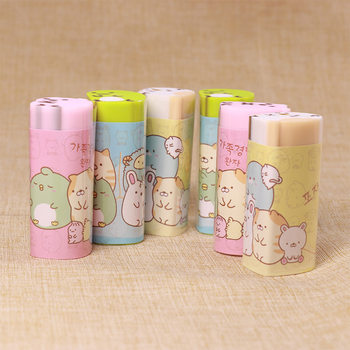 Student stationery Korean creative cartoon eraser Tuanzi family Primary School students wipe clean eraser