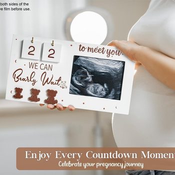 Newborn birth milestone photo commemorative wooden photo frame bedroom decoration photo frame baby growth commemorative photo