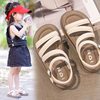 Children's Girls' Sandals Open Toe Elegant Summer New Fashion Korean Princess Student Cute All-match Western Style Sandals