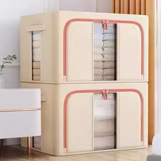 Good Helper Clothes Storage Box Household Clothes Quilt Bainer Box Fabric Window Wardrobe Special Tilting Box