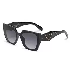 New European and American Cross-Border Fashion Men's and Women's Street Photography Catwalk Sunglasses Retro Polygonal Women's High-End