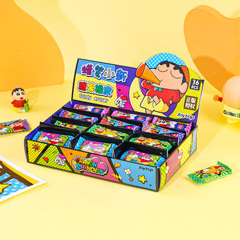 Genuine crayon small new new eraser cute cartoon stationery primary school children's pencil eraser blind box wholesale