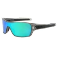 Transparent gray frame green film