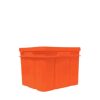 Factory Direct Sales 30-Liter Square Frame Shelf Turnover Box Thickened Plastic Industrial Storage Box Logistics