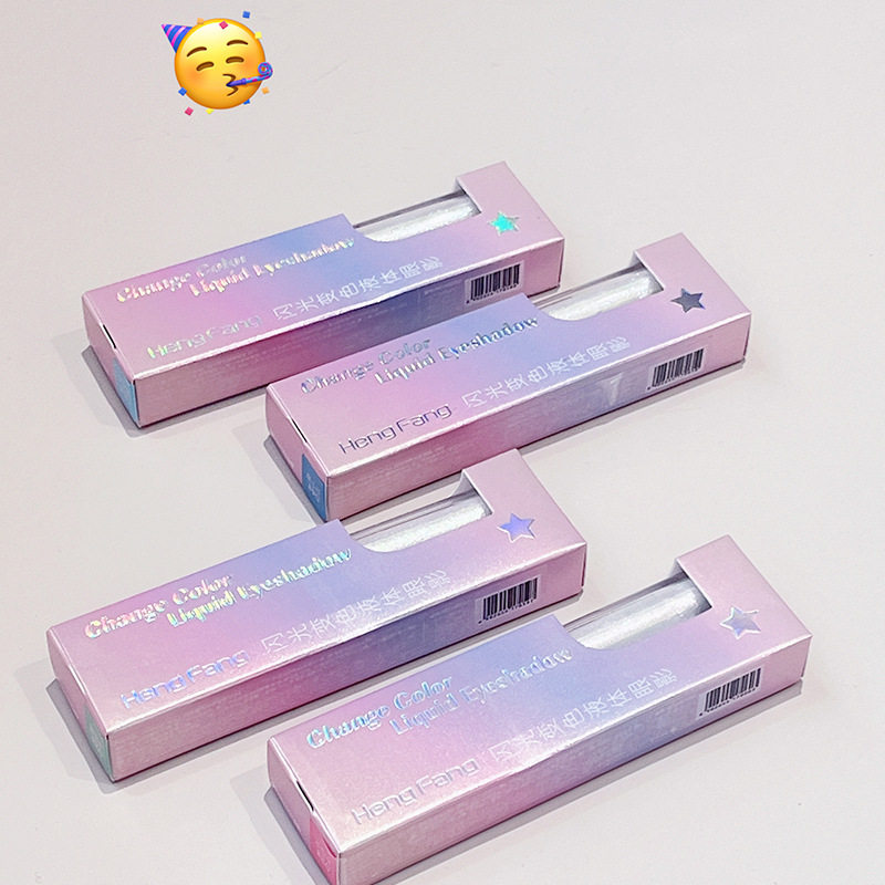 Hengfang Flash Color-changing Liquid Eye Shadow Gradient Fine Flash Pearlescent Silkworm High-gloss Eye Shadow Liquid Student Women's Parity Makeup