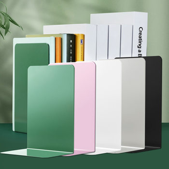 Anxin Desktop Metal Book Stand Book Bezel Simple Creative Bookshelf Simple Table Student Storage Bookshelf