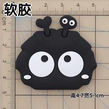 DIY Soft Rubber Sheep Head Bow Letter DIY Accessories Phone Case Patch Clog Shoe Fridge Magnet Clog Shoe Accessories