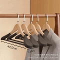 Flocking and shoulder strap rod wood color flat hook