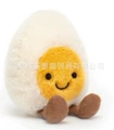 Smiling boiled egg