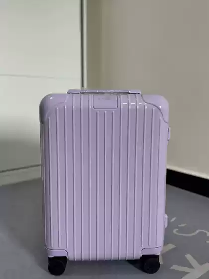 Lavender Purple/R Brand Same Style with Label, Same Style as Internet Celebrities, Ultra-Light Suitcase Made of Ultra-Light Polycarbonate Material