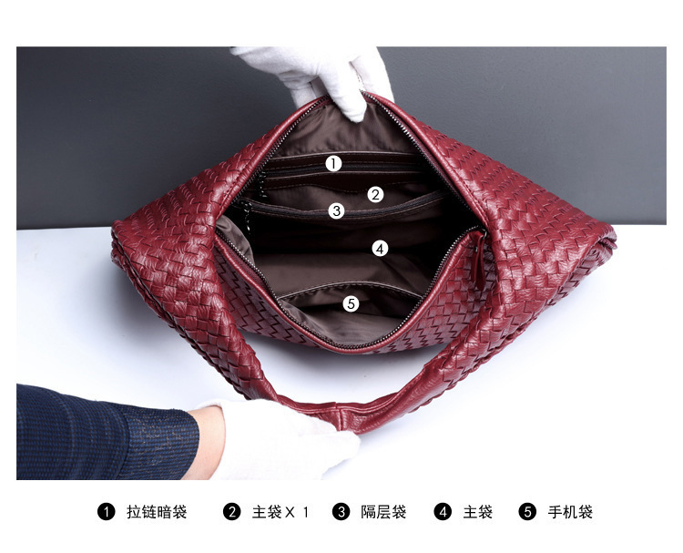 Túi xách tay nữ cỡ lớn dáng trăng khuyết phối quai đeo — 626 # Màu xám đậm (không bao gồm mặt dây chuyền), 626 # Màu xanh đậm (không bao gồm mặt dây chuyền), 626# màu cát (không bao gồm mặt dây chuyền), Nhà máy riêng có thể được tùy chỉnh