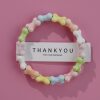 Jingdezhen Ceramic Bracelet, Colored Pottery Bead Bracelet, Female Literary Macaron Color Street Stall Jewelry Manufacturer Direct Sale