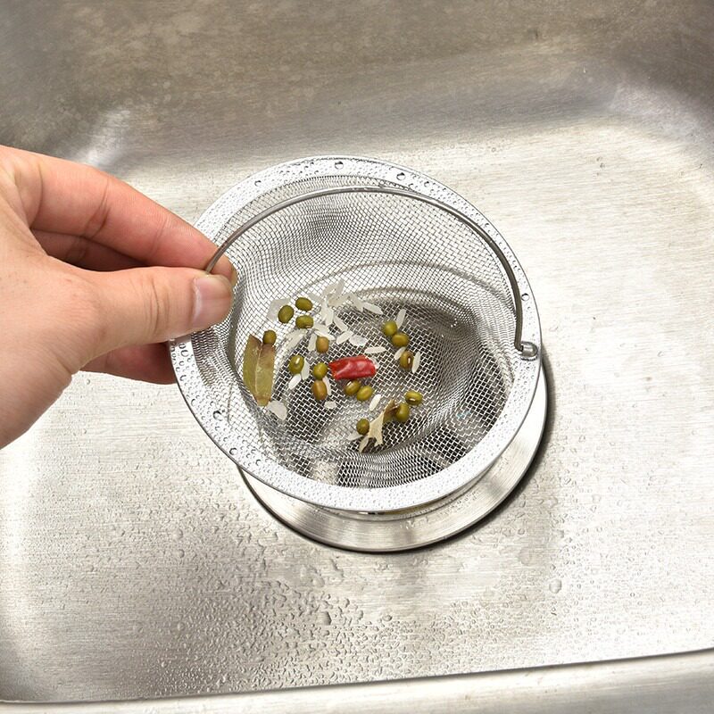 Kitchen Sink Filter Basket Anti-Clogging Vegetable Washing Basin Kitchen Waste Sink Sewer Floor Drain Slag Separator Bathroom Basket