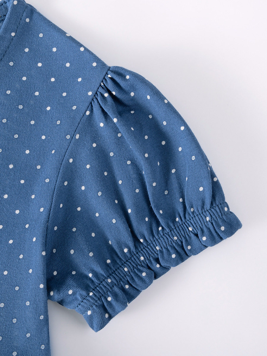 [Style] Girls' Dress, Summer Cartoon Embroidered Kids' Skirt, Cute Princess Dress