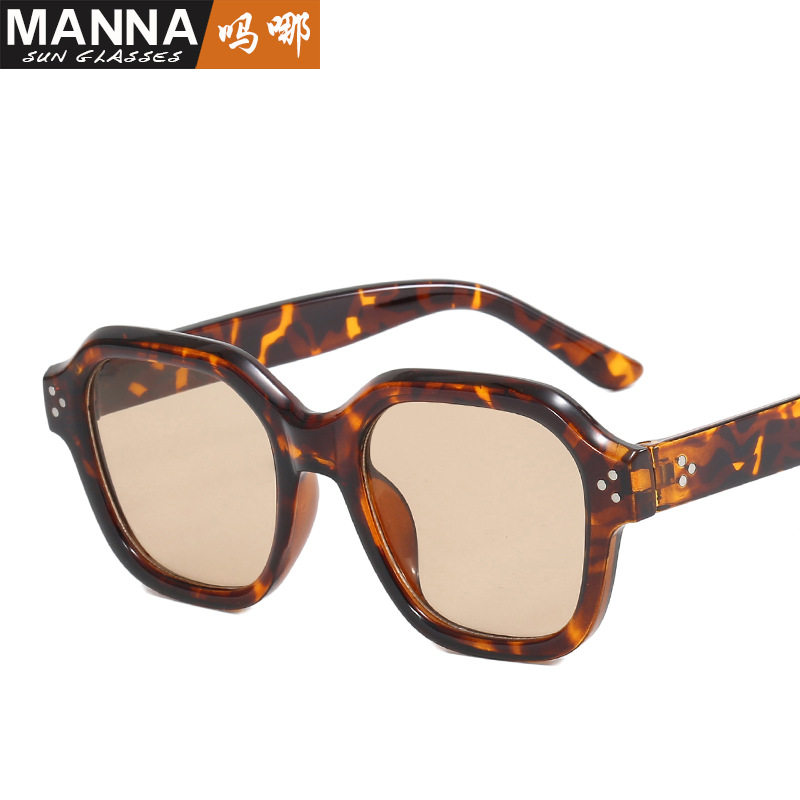 Plain new large frame glasses frame artistic box multi-Border blue light glasses classic satin decorative plain glasses